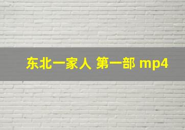 东北一家人 第一部 mp4